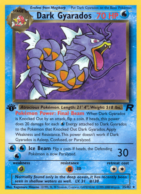 Dark Gyarados Team Rocket