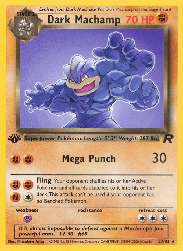 Dark Machamp Team Rocket
