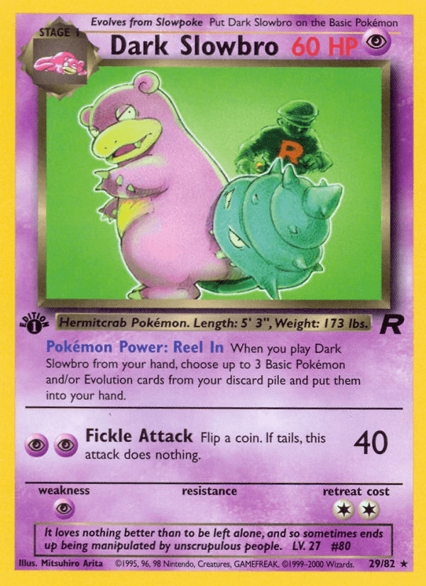 Dark Slowbro Team Rocket