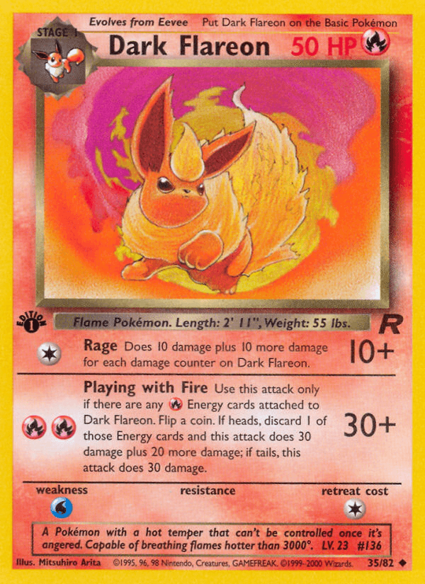 Dark Flareon Team Rocket