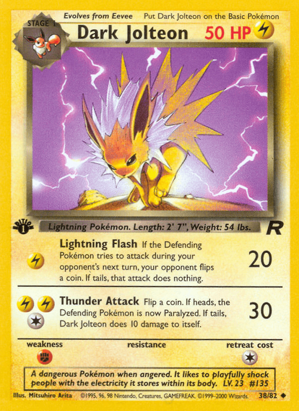Dark Jolteon Team Rocket