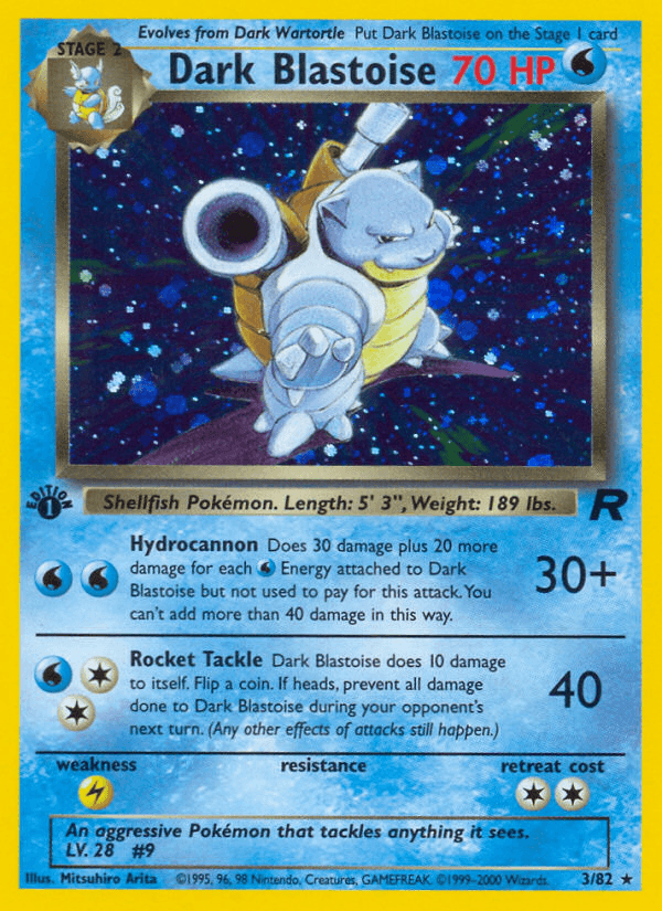 Dark Blastoise Team Rocket
