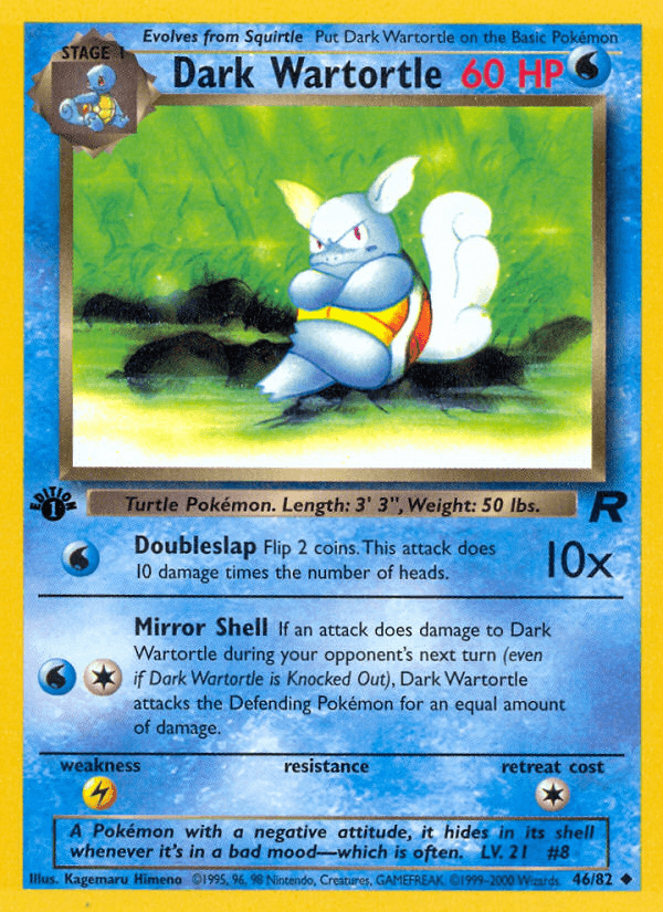 Dark Wartortle Team Rocket
