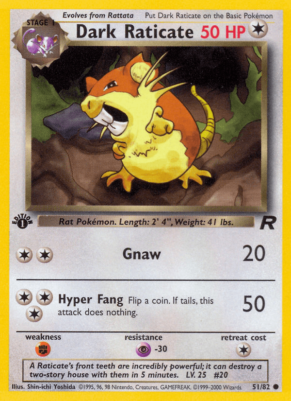 Dark Raticate Team Rocket