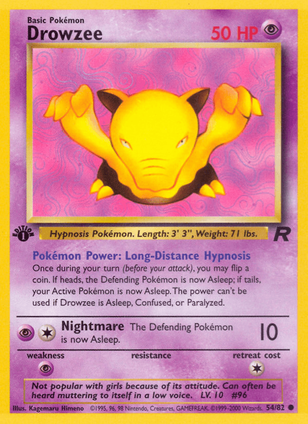 Drowzee Team Rocket