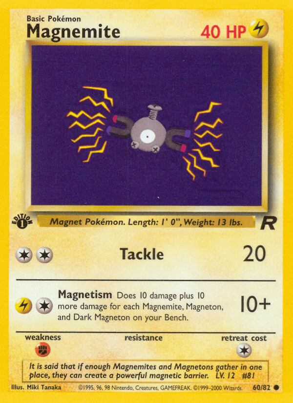 Magnemite Team Rocket