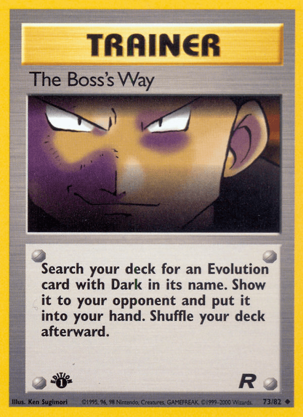 The Boss's Way Team Rocket
