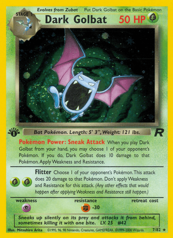 Dark Golbat Team Rocket