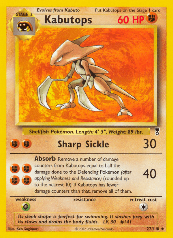 Kabutops Legendary Collection