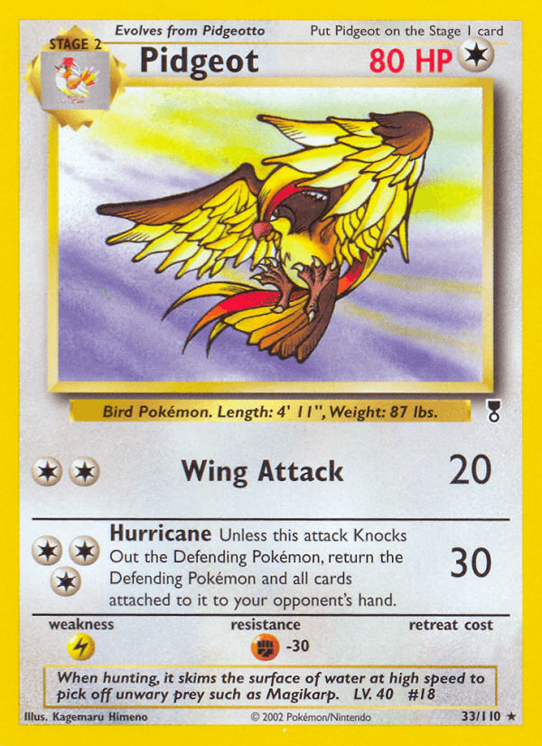 Pidgeot Legendary Collection