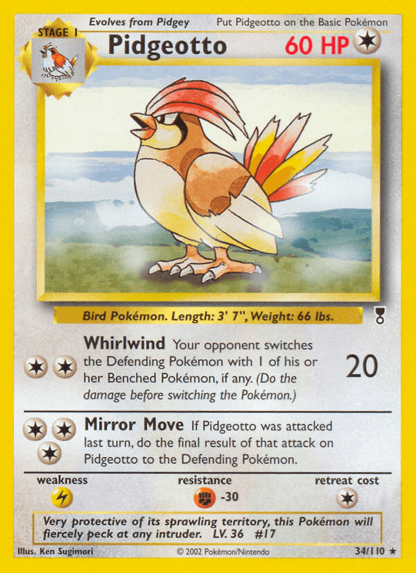 Pidgeotto Legendary Collection