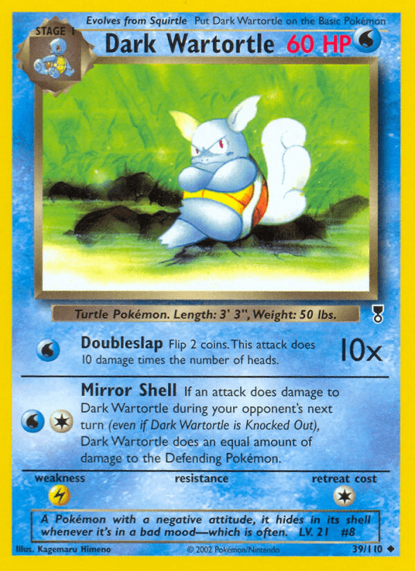 Dark Wartortle Legendary Collection