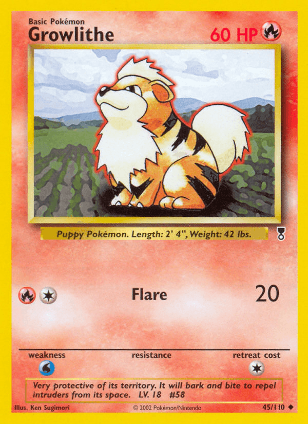 Growlithe Legendary Collection