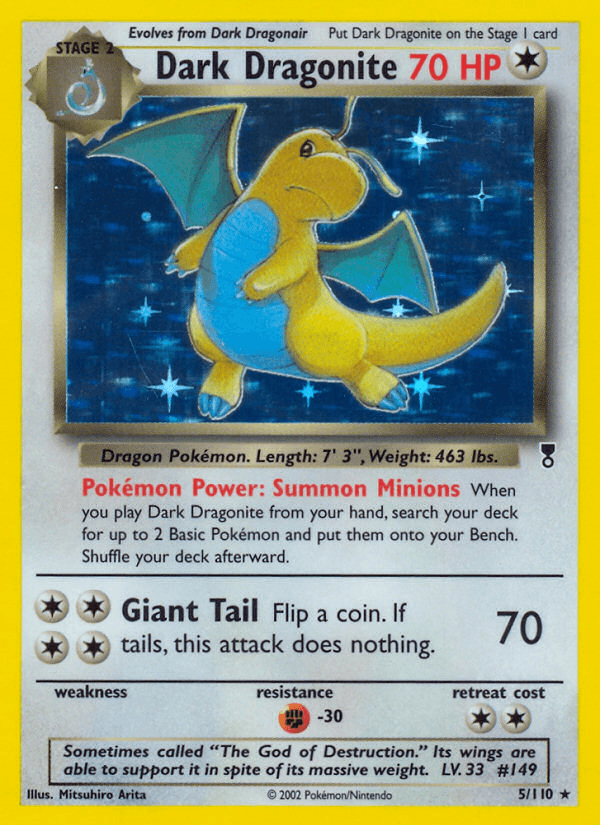 Dark Dragonite Legendary Collection