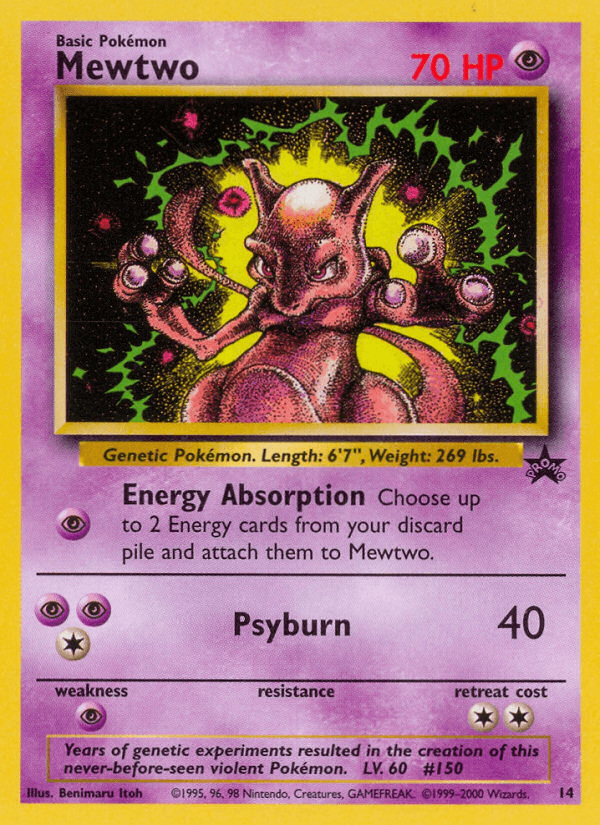 Mewtwo Wizards Black Star Promos