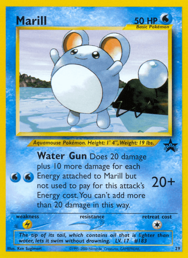 Marill Wizards Black Star Promos