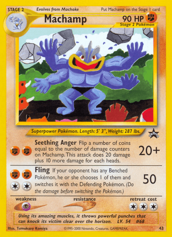 Machamp Wizards Black Star Promos