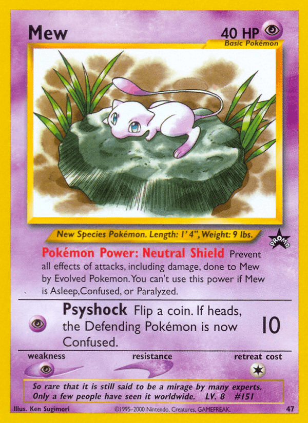 Mew Wizards Black Star Promos