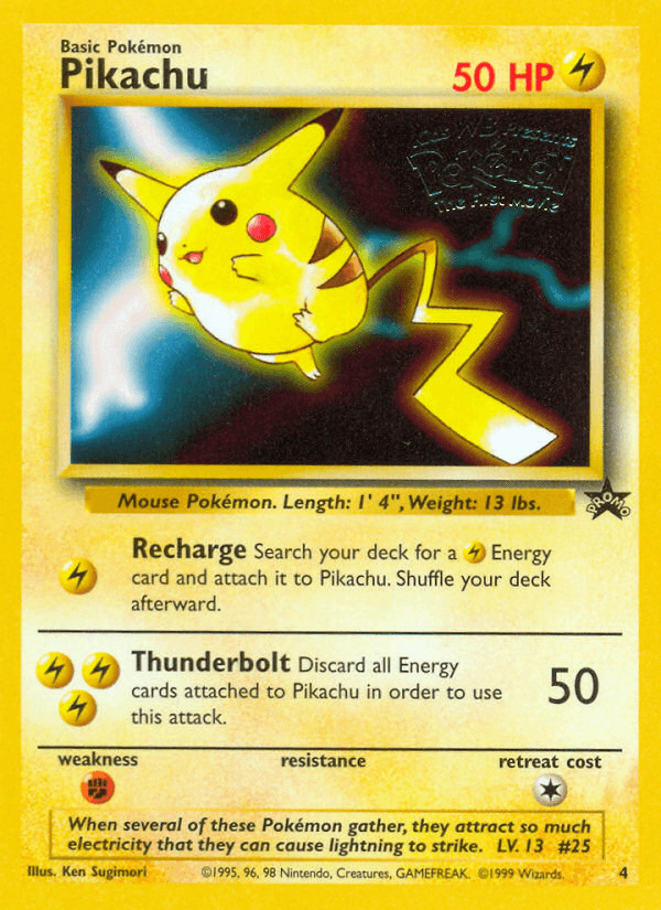 Pikachu Wizards Black Star Promos