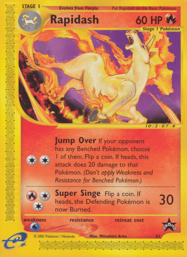 Rapidash Wizards Black Star Promos