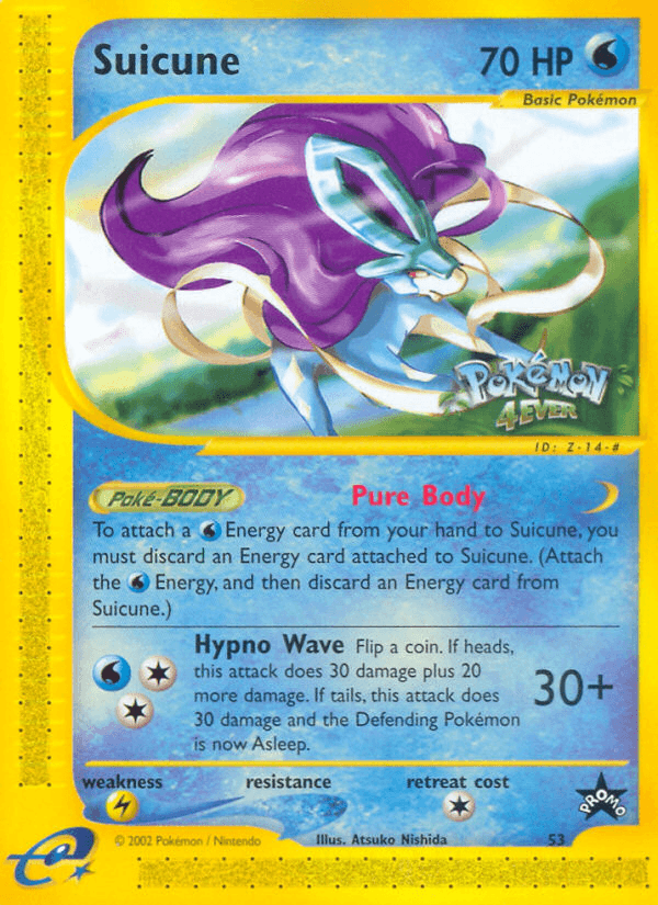 Suicune Wizards Black Star Promos