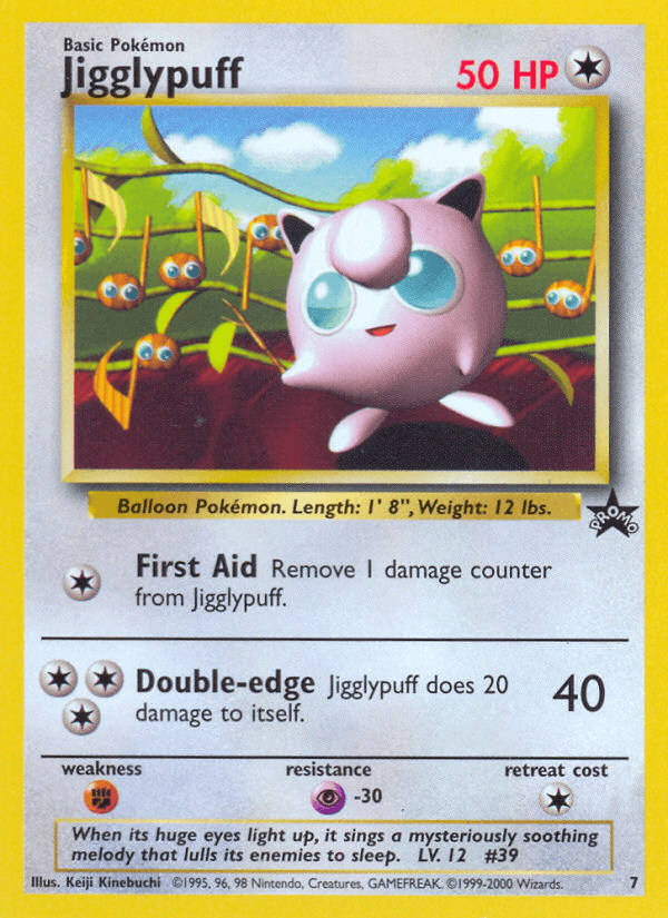 Jigglypuff Wizards Black Star Promos