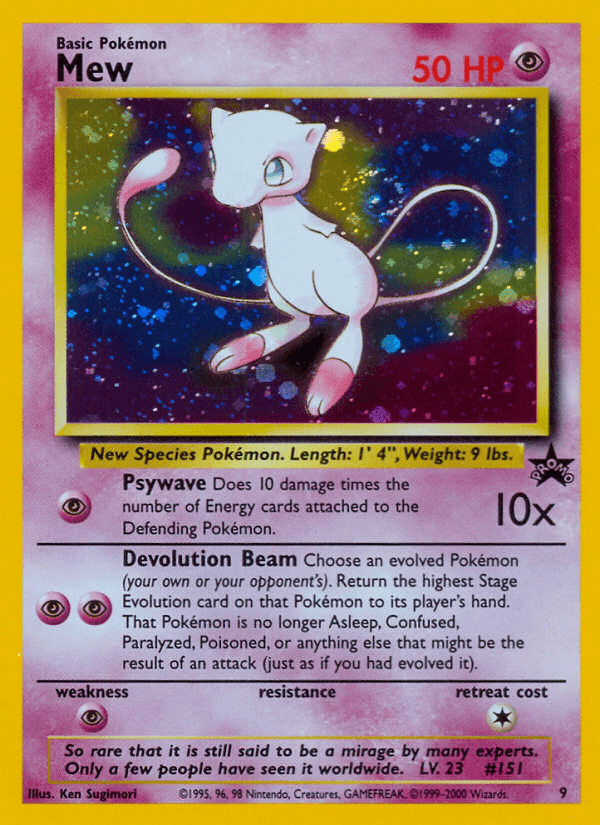 Mew Wizards Black Star Promos