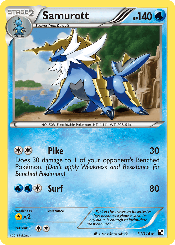 Samurott Black & White