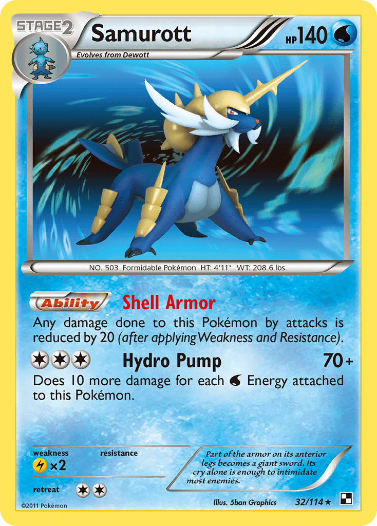 Samurott Black & White