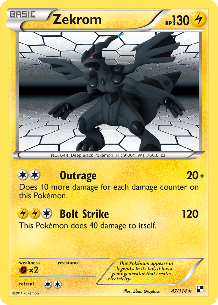 Zekrom Black & White