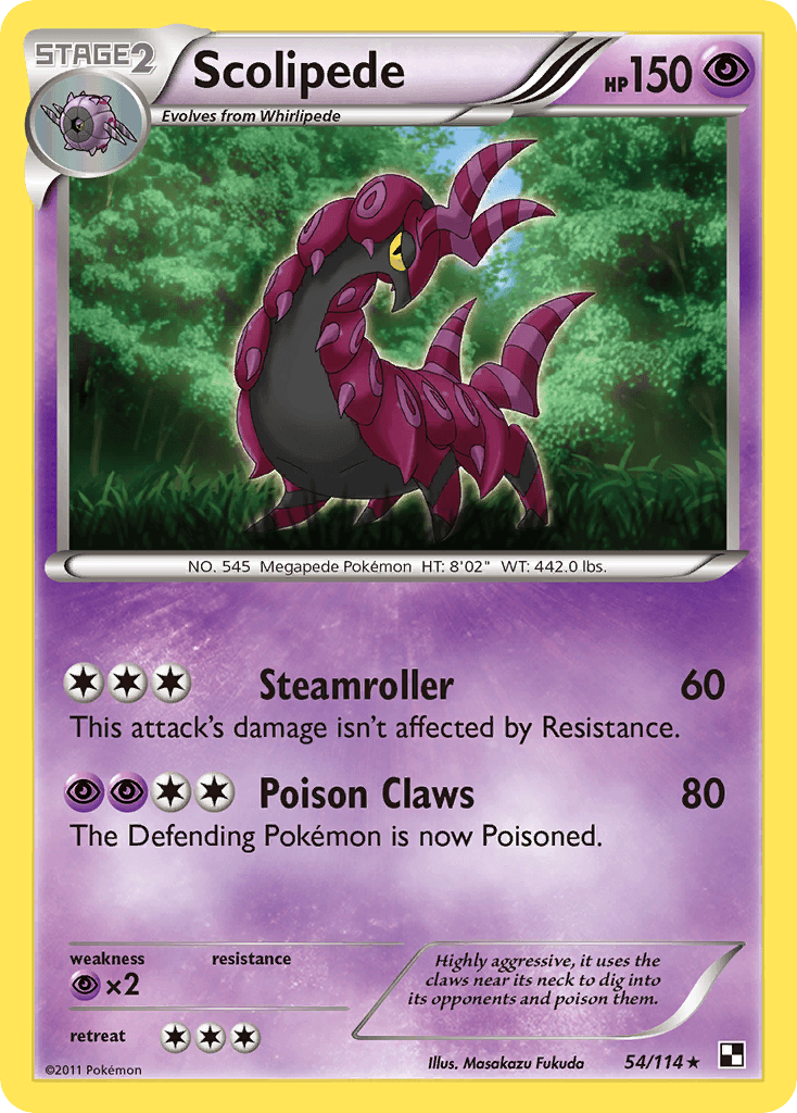 Scolipede Black & White