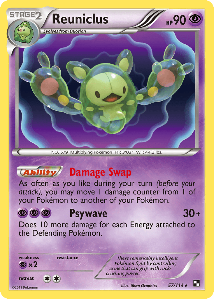 Reuniclus Black & White