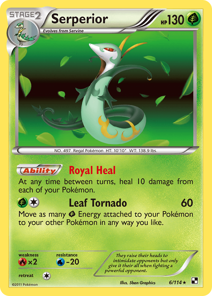 Serperior Black & White