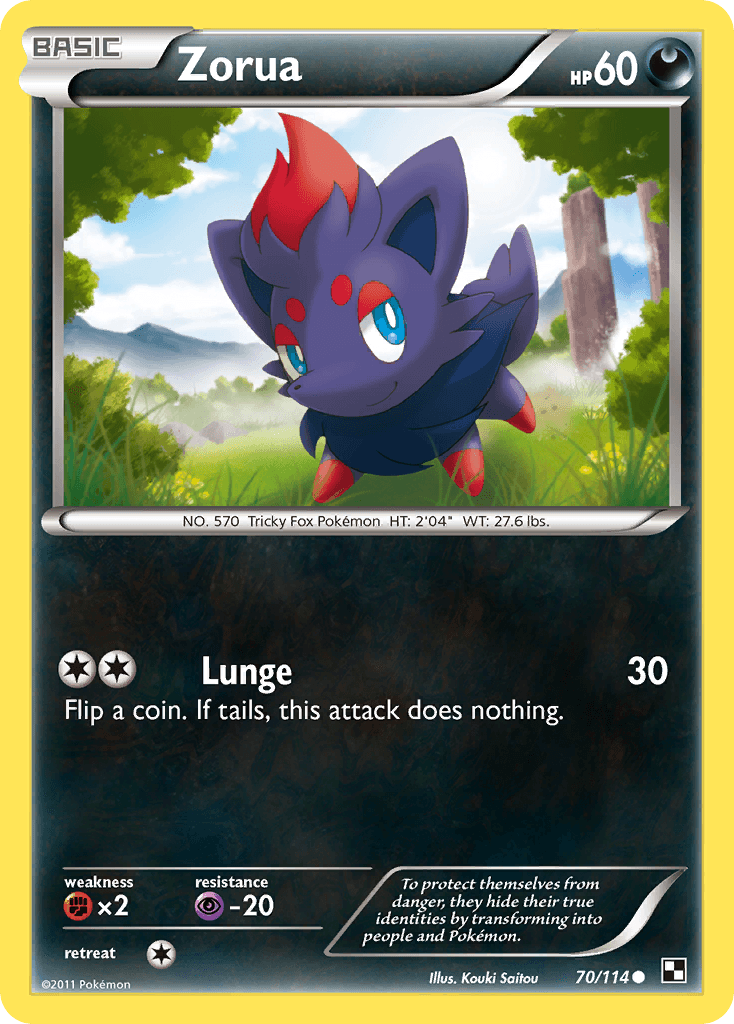 Zorua Black & White