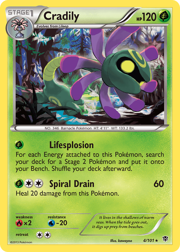Cradily Plasma Blast