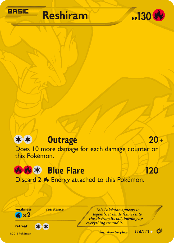 Reshiram Legendary Treasures