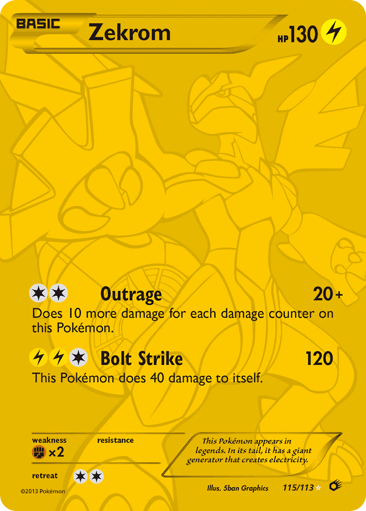 Zekrom Legendary Treasures