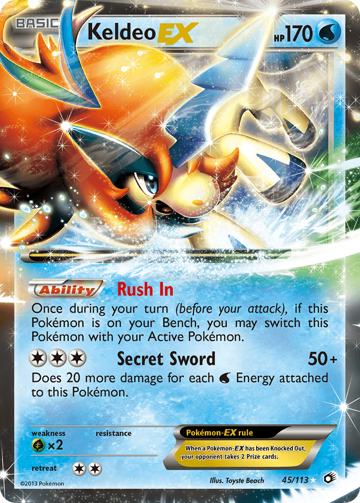 Keldeo-EX Legendary Treasures