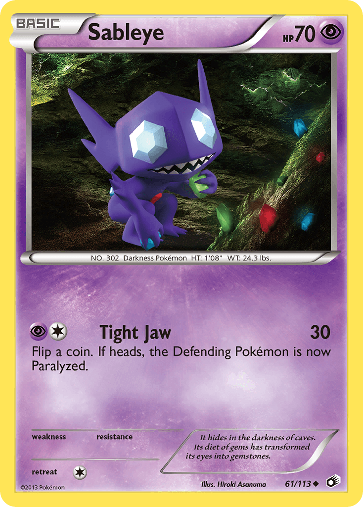 Sableye Legendary Treasures