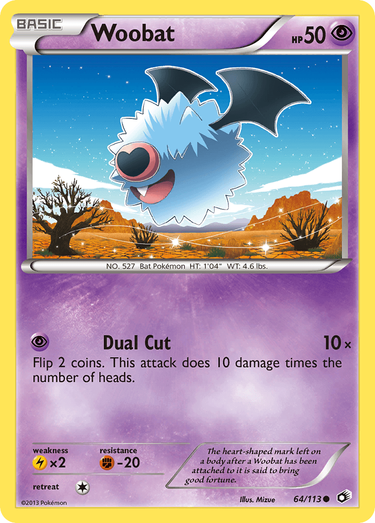 Woobat Legendary Treasures