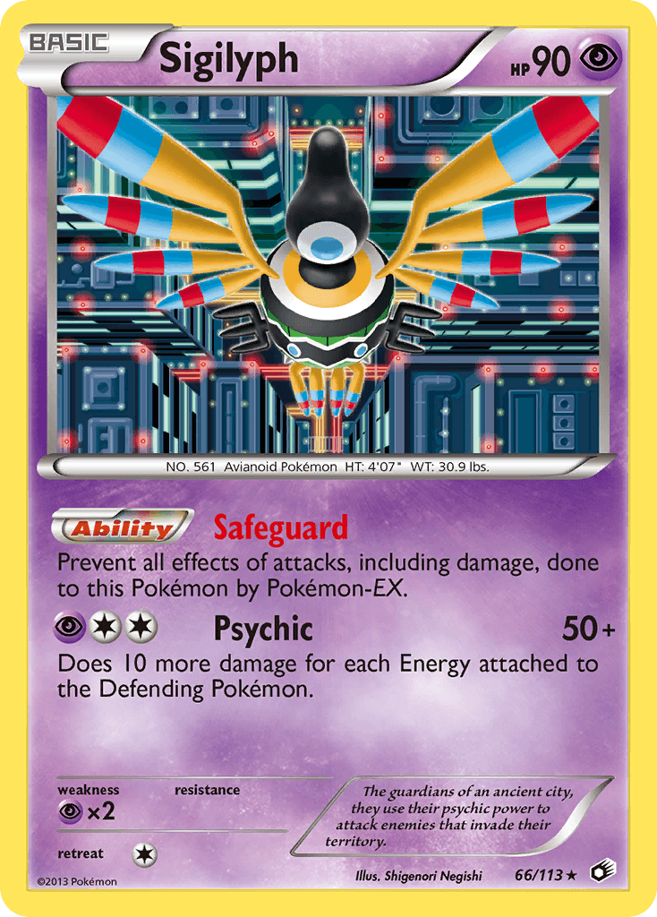 Sigilyph Legendary Treasures