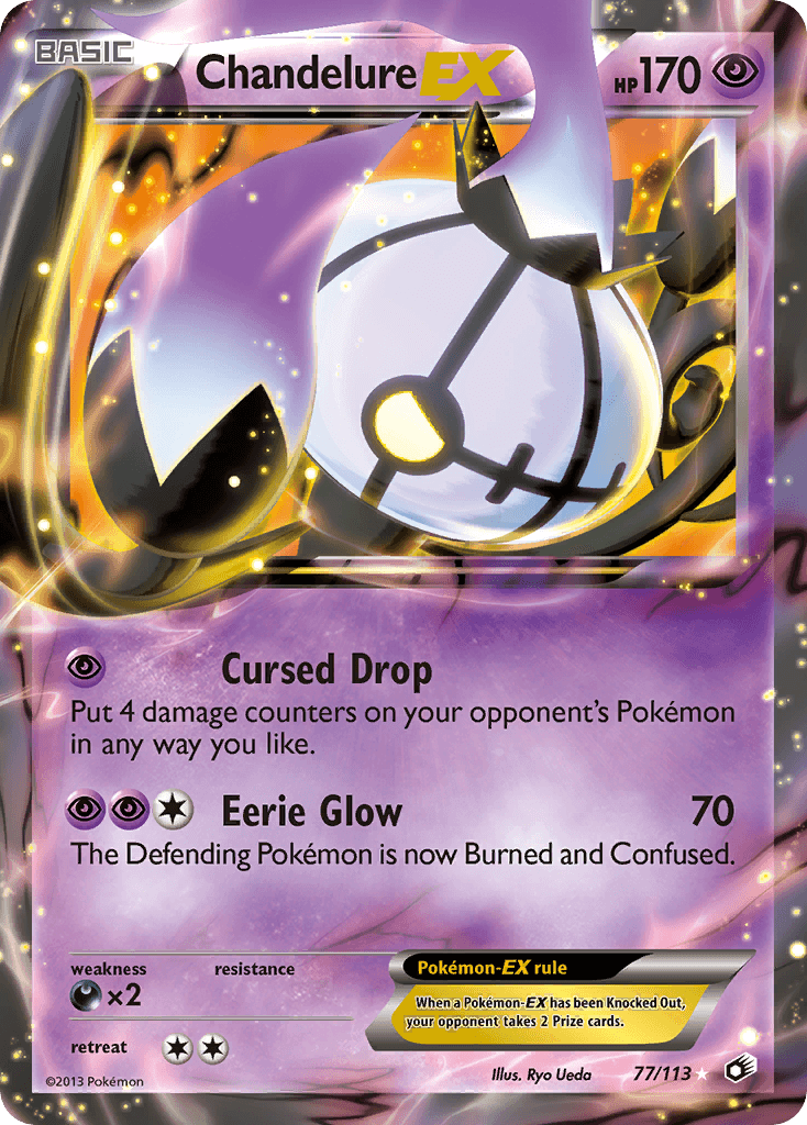 Chandelure-EX Legendary Treasures