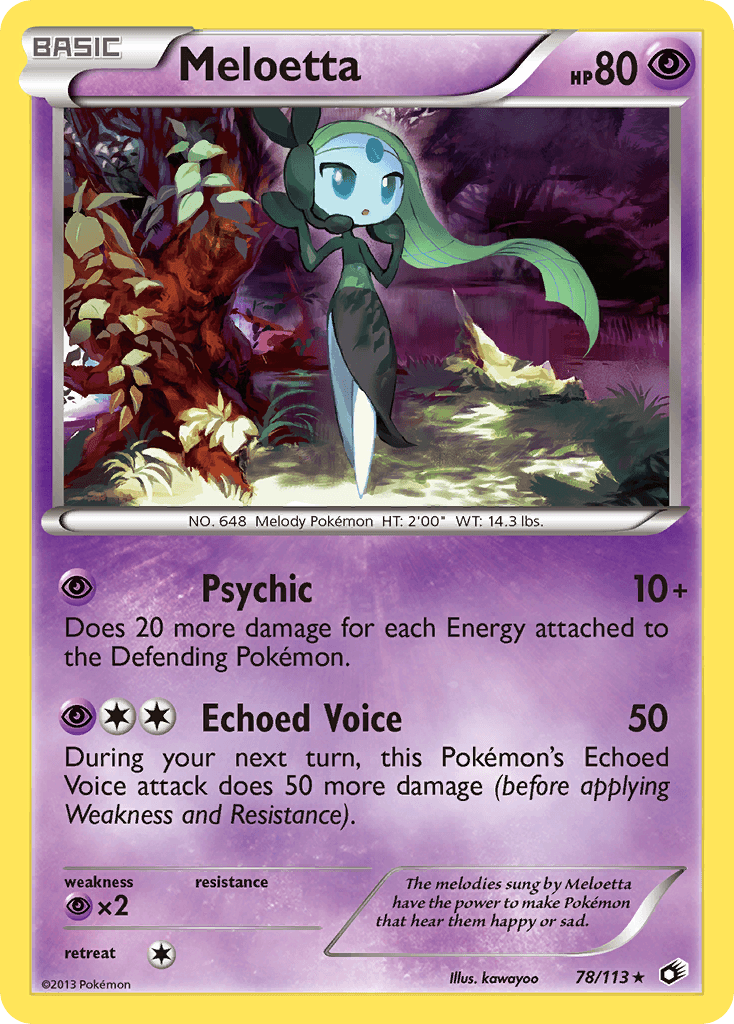Meloetta Legendary Treasures