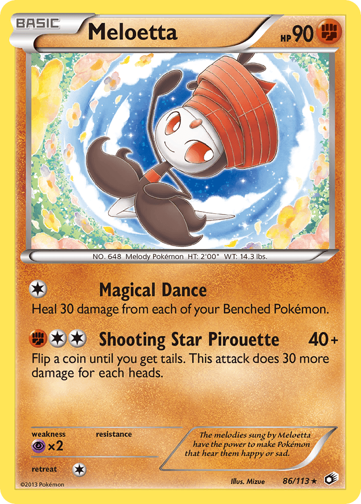 Meloetta Legendary Treasures