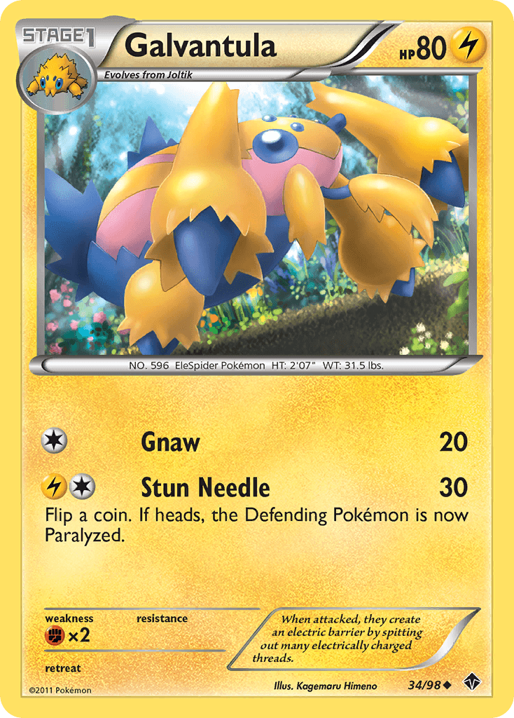 Galvantula Emerging Powers