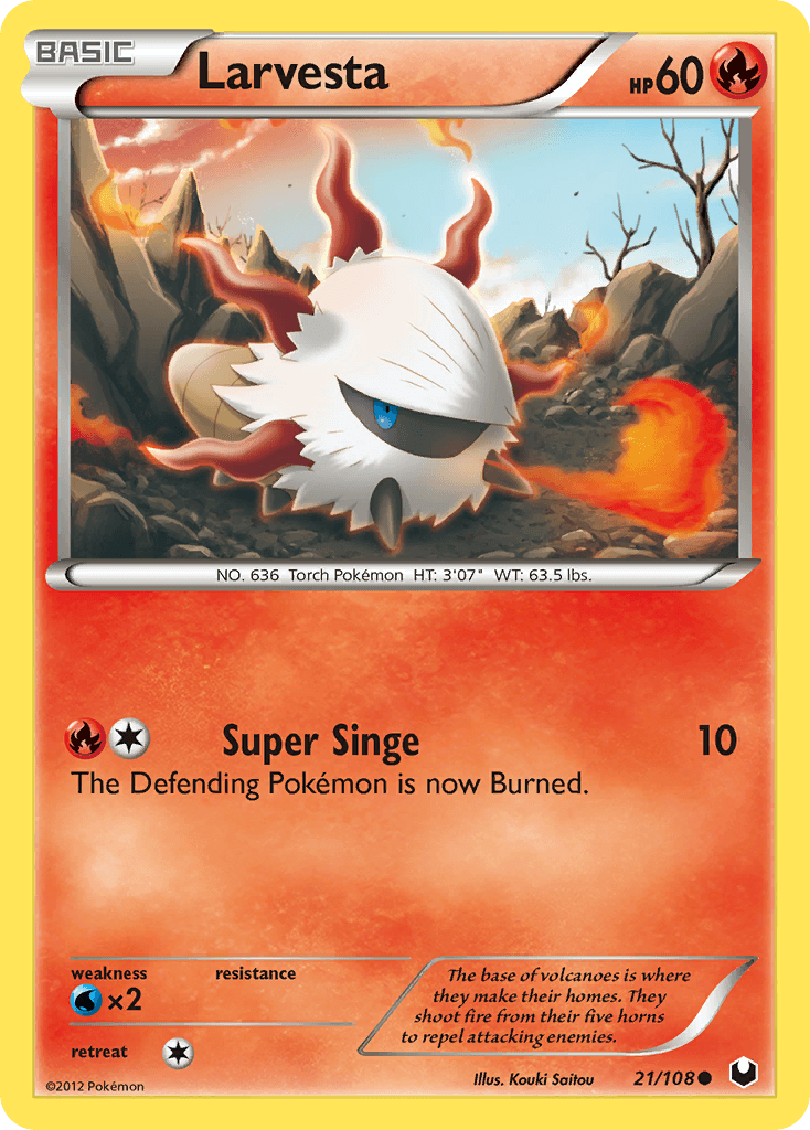 Larvesta Dark Explorers