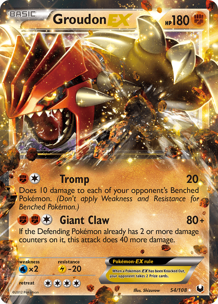 Groudon-EX Dark Explorers