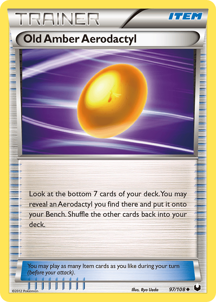 Old Amber Aerodactyl Dark Explorers