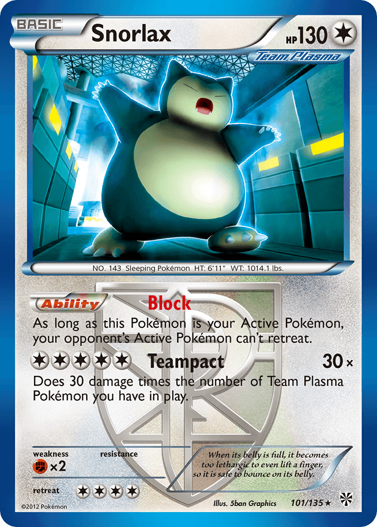 Snorlax Plasma Storm