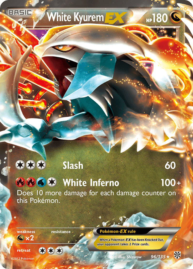White Kyurem-EX Plasma Storm